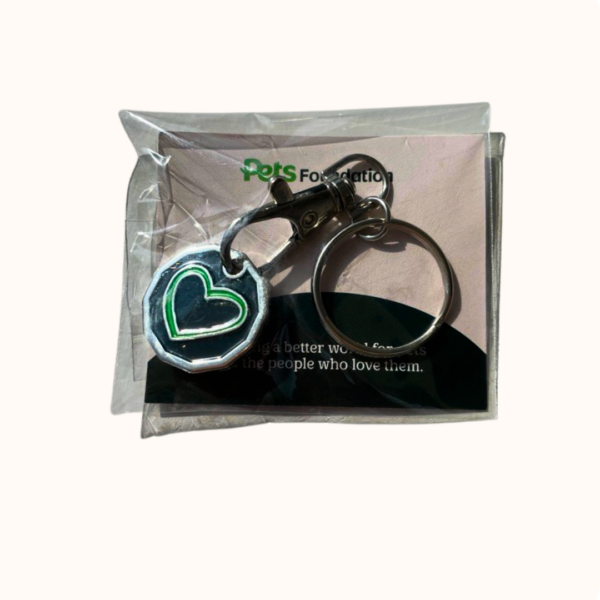 Pets Foundation Green and Teal Heart Coin Package